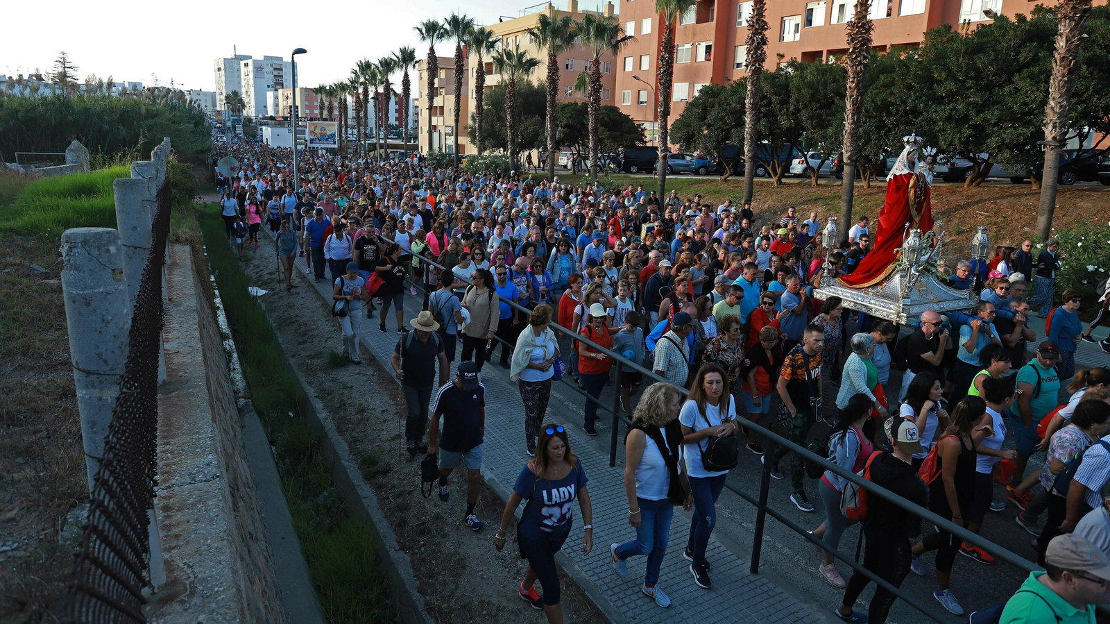 Las mejores fotos del regreso de la Virgen de la Luz en Tarifa