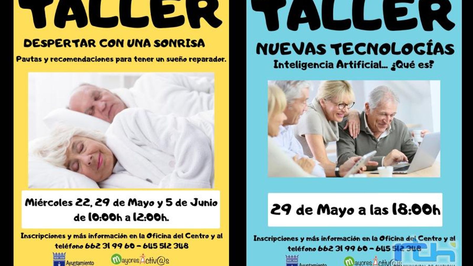 Cartel de los talleres.