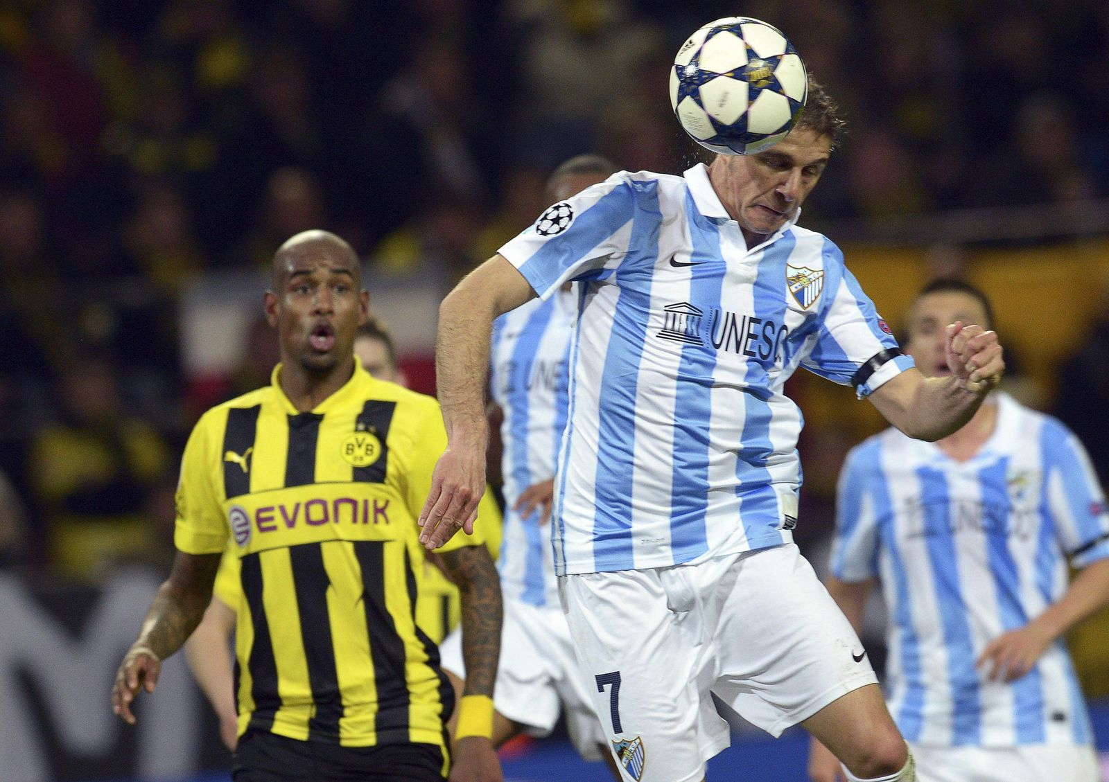 Las fotos del Borussia Dortmund-Málaga CF.