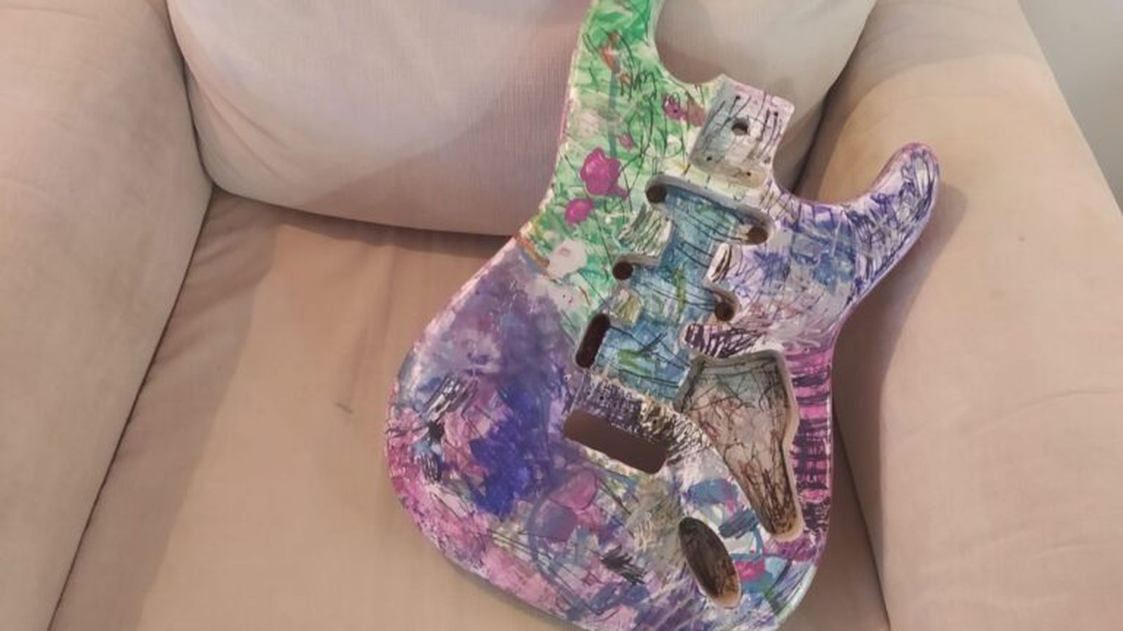 Laura ha heredado el don de su padre. Es una artista.