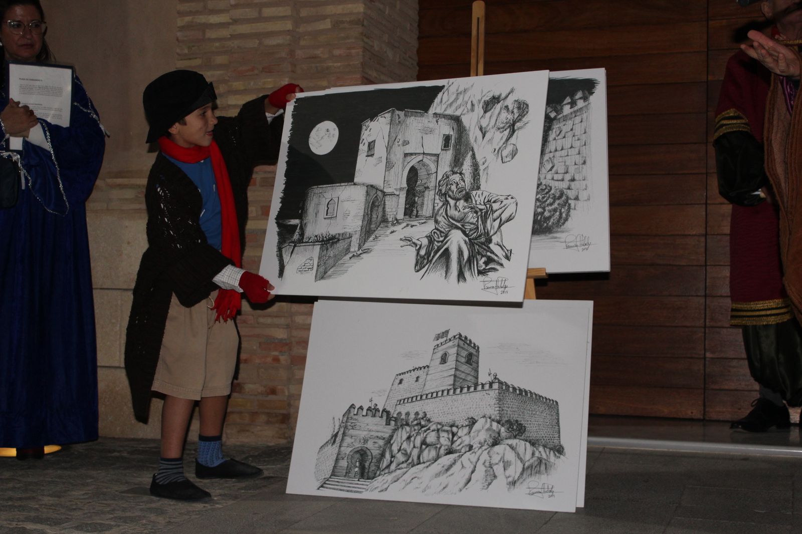 Representación histórica del Terremoto de Vera de 1518