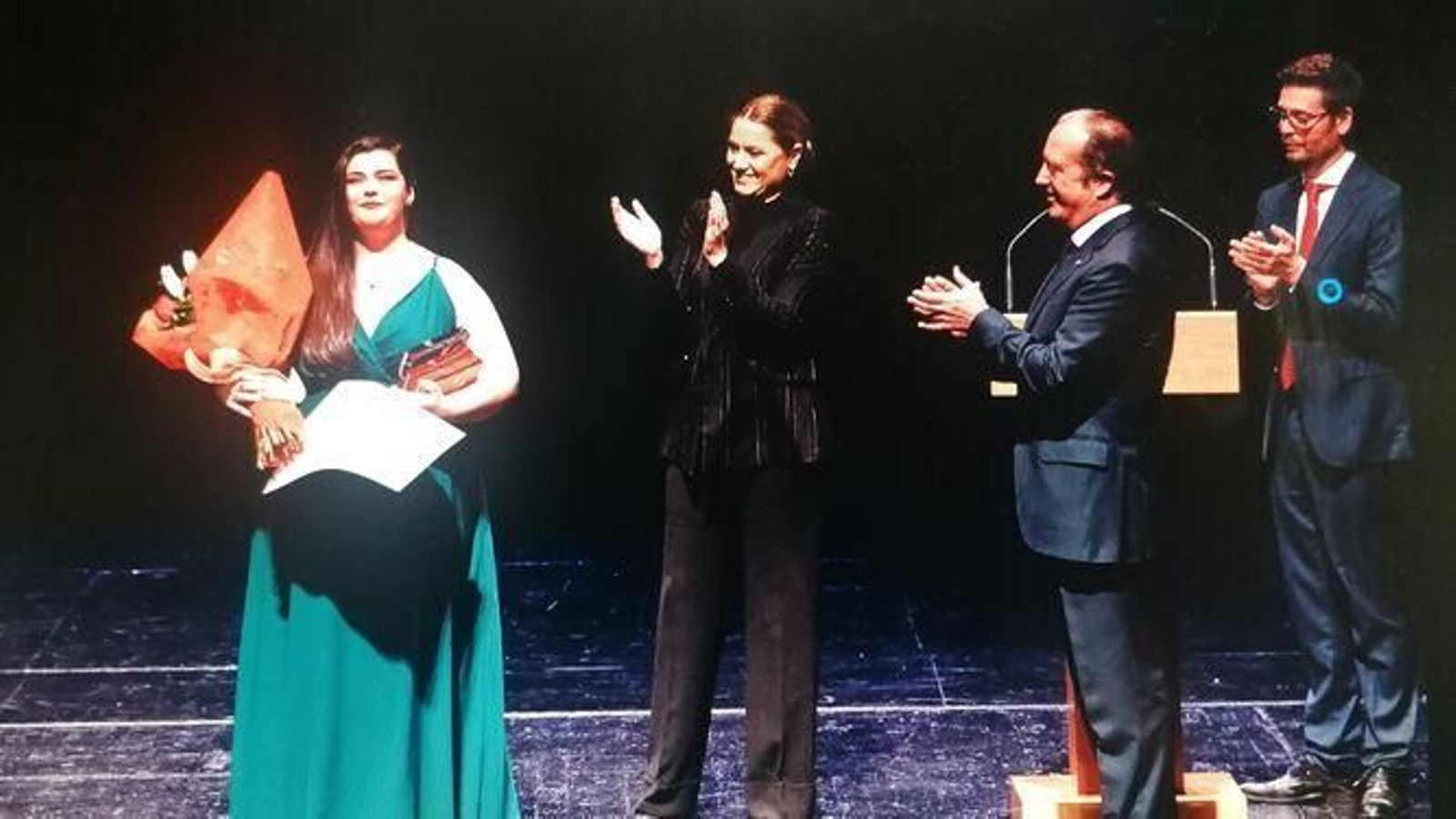 Carmen Larios, la ganadora del Certamen.