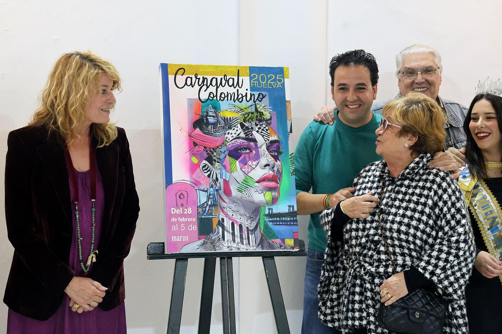 Imágenes de la presentación del cartel del Carnaval Colombino 2025