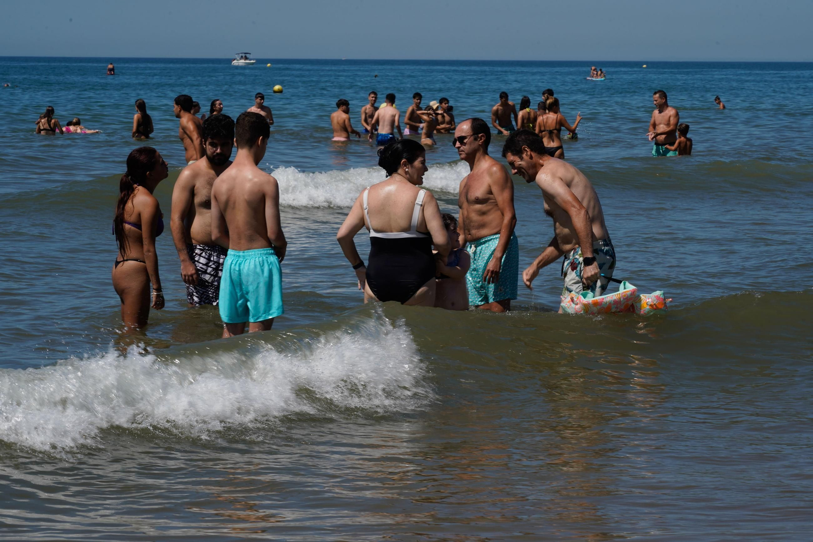 Imágenes de las playas de Huelva el sábado 17 de agosto