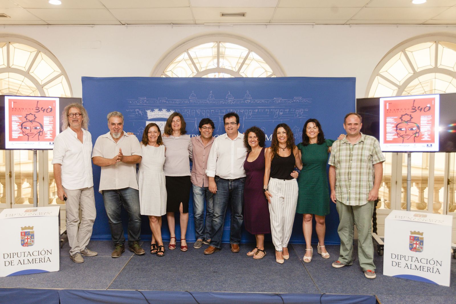 Acto de presentación del Festival ayer en la Diputación de Almería a cargo de Antonio J. Rodríguez.