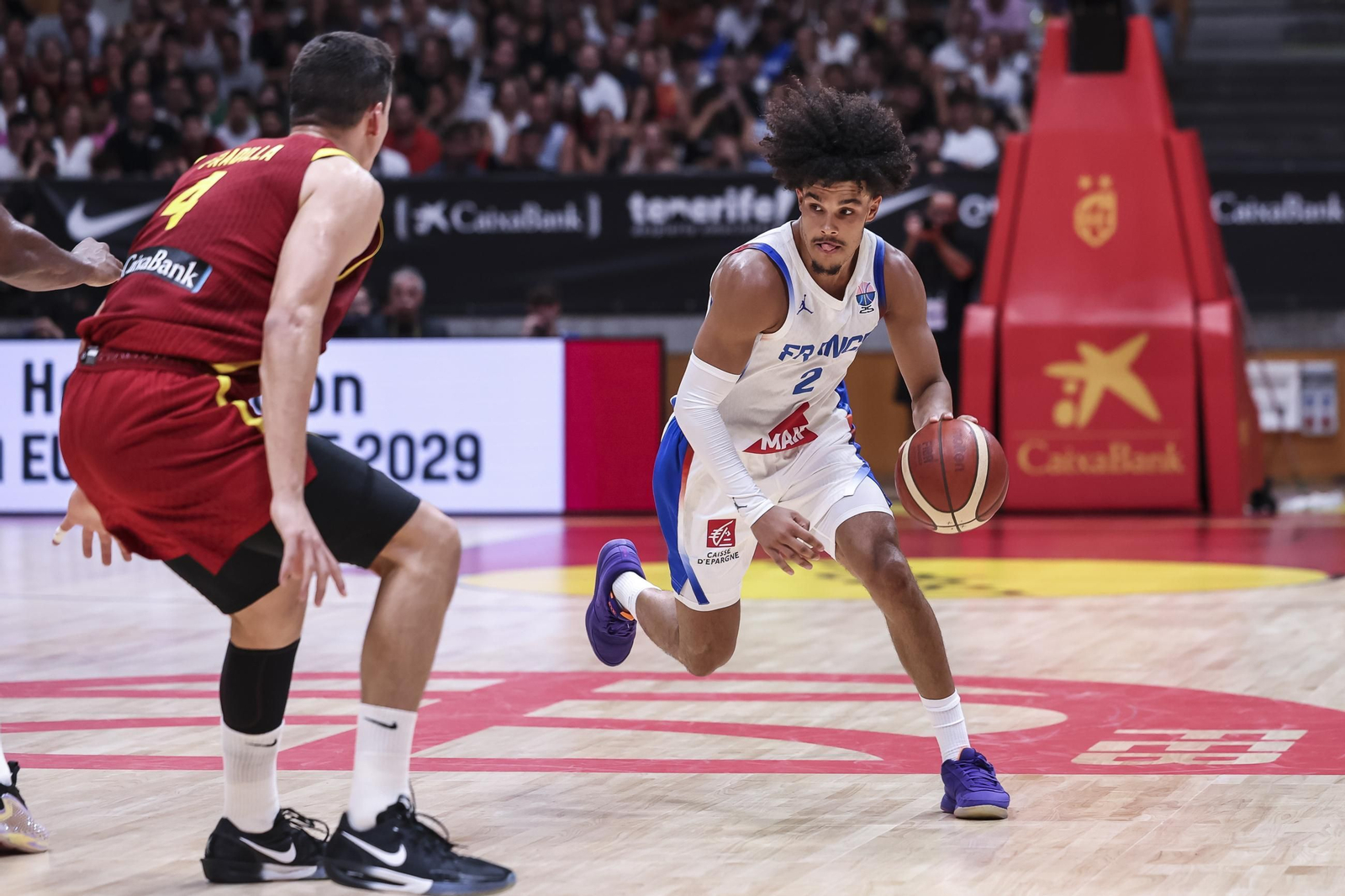 Las fotos del España - Francia de baloncesto