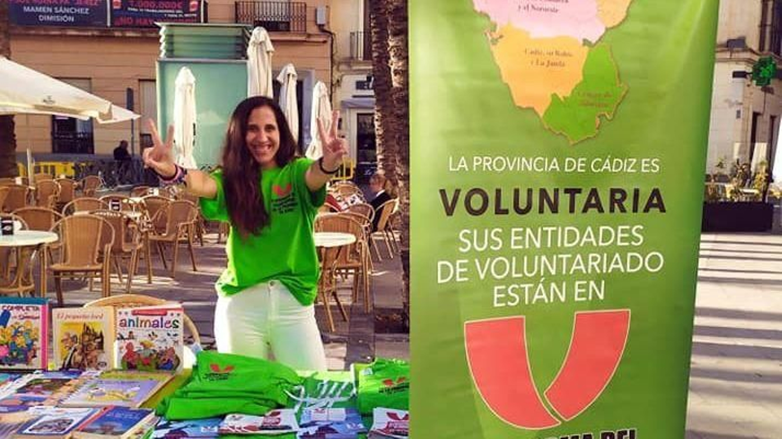 Una actividad de la Plataforma de Voluntariado de Cádiz en Jerez. Una actividad de la Plataforma de Voluntariado de Cádiz en Jerez.