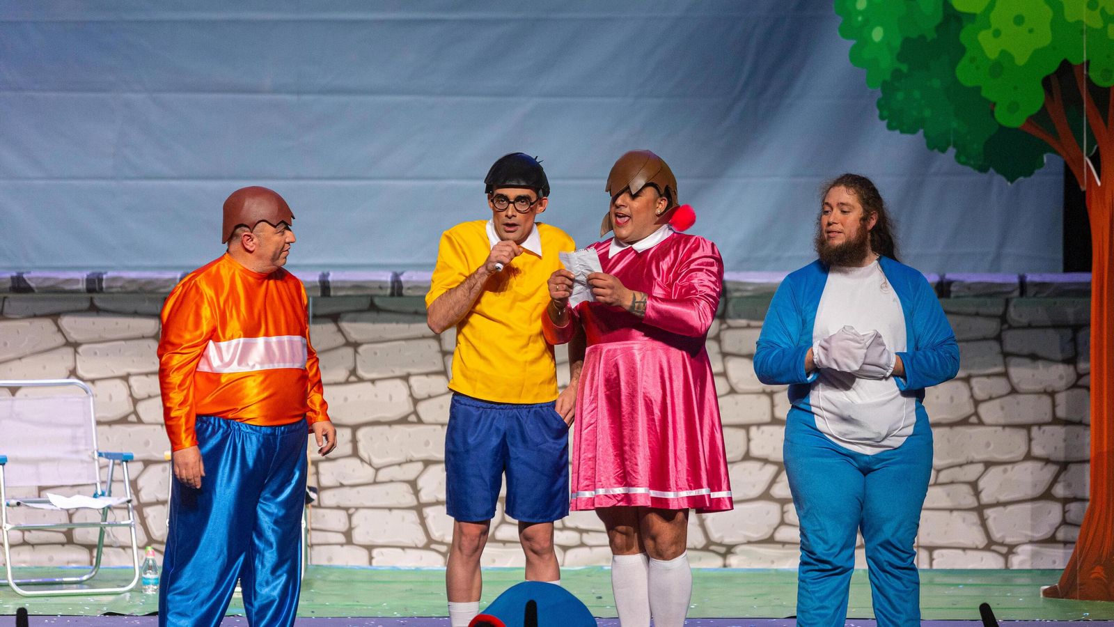 Un momento de la actuación.