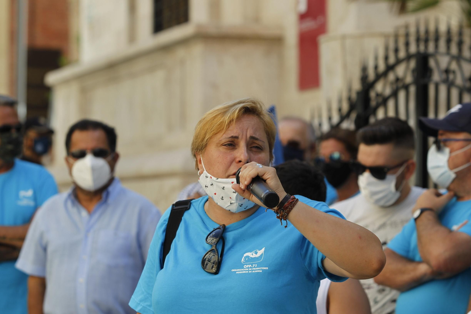 Protestas de los pescadores de flotas de arrastre de Almería, Granada y Alicante.