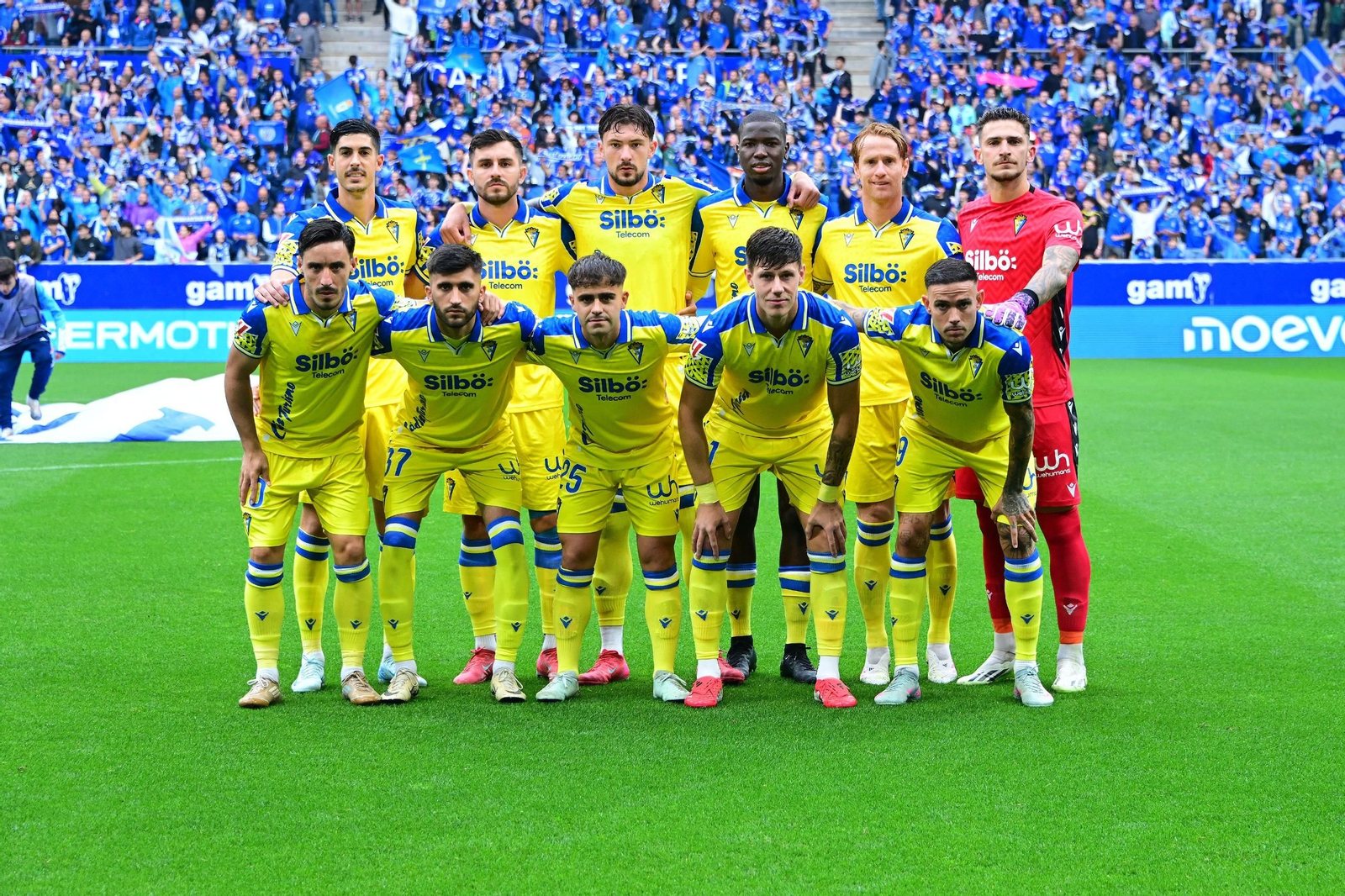 Once del Cádiz en el Tartiere.