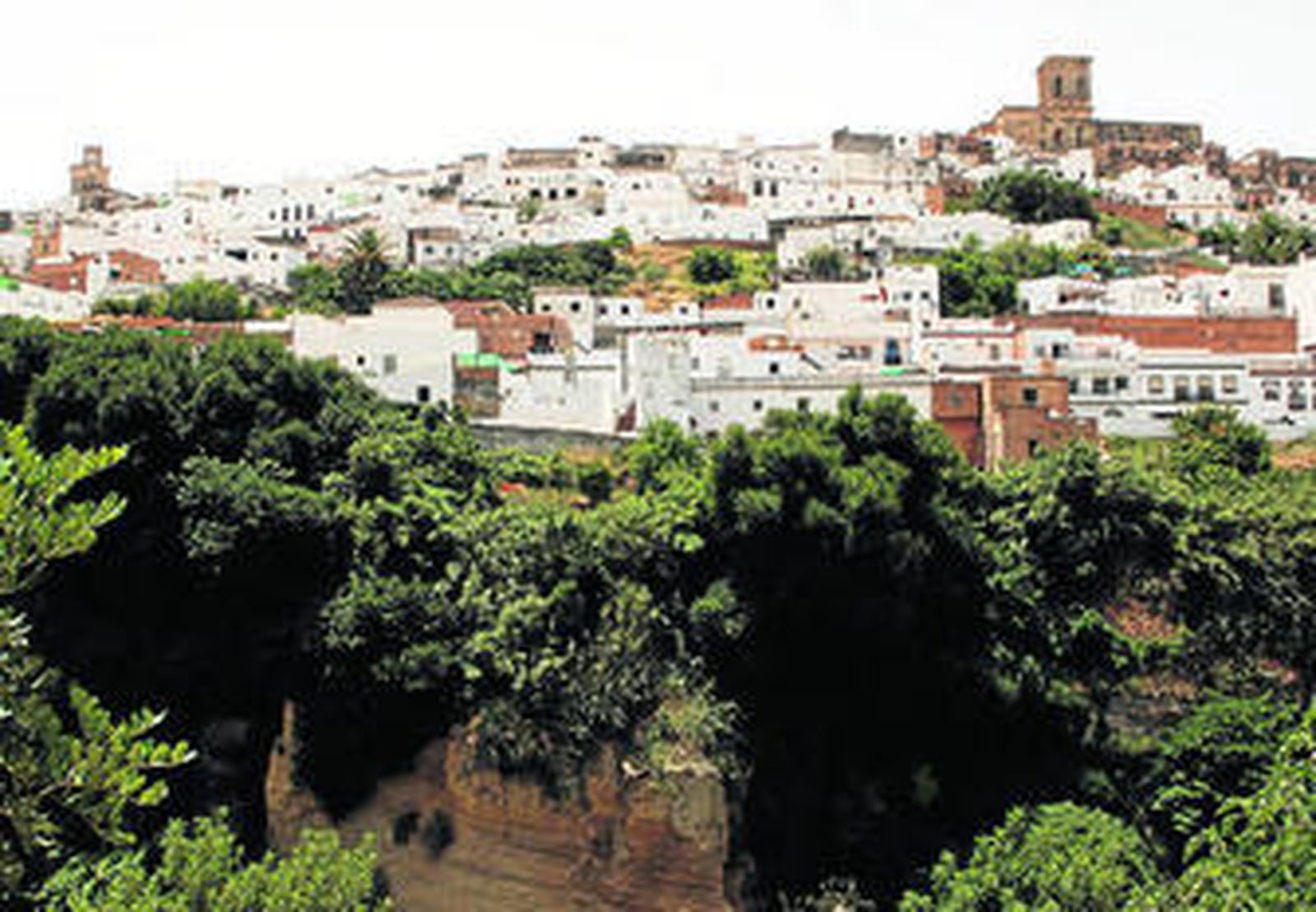 Una vista parcial de la localidad serrana de Arcos.