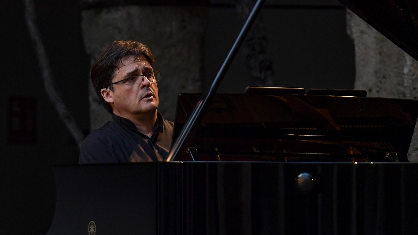 El pianista granadino en su actuación en el Festival de Música y Danza este verano.