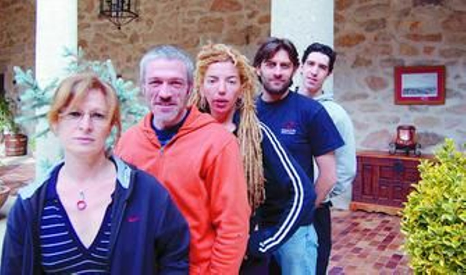 Sara Molina, Joaquín Embi, Ana Mezz, Adolfo Ortega y Manuel Rodríguez, durante la actividad.