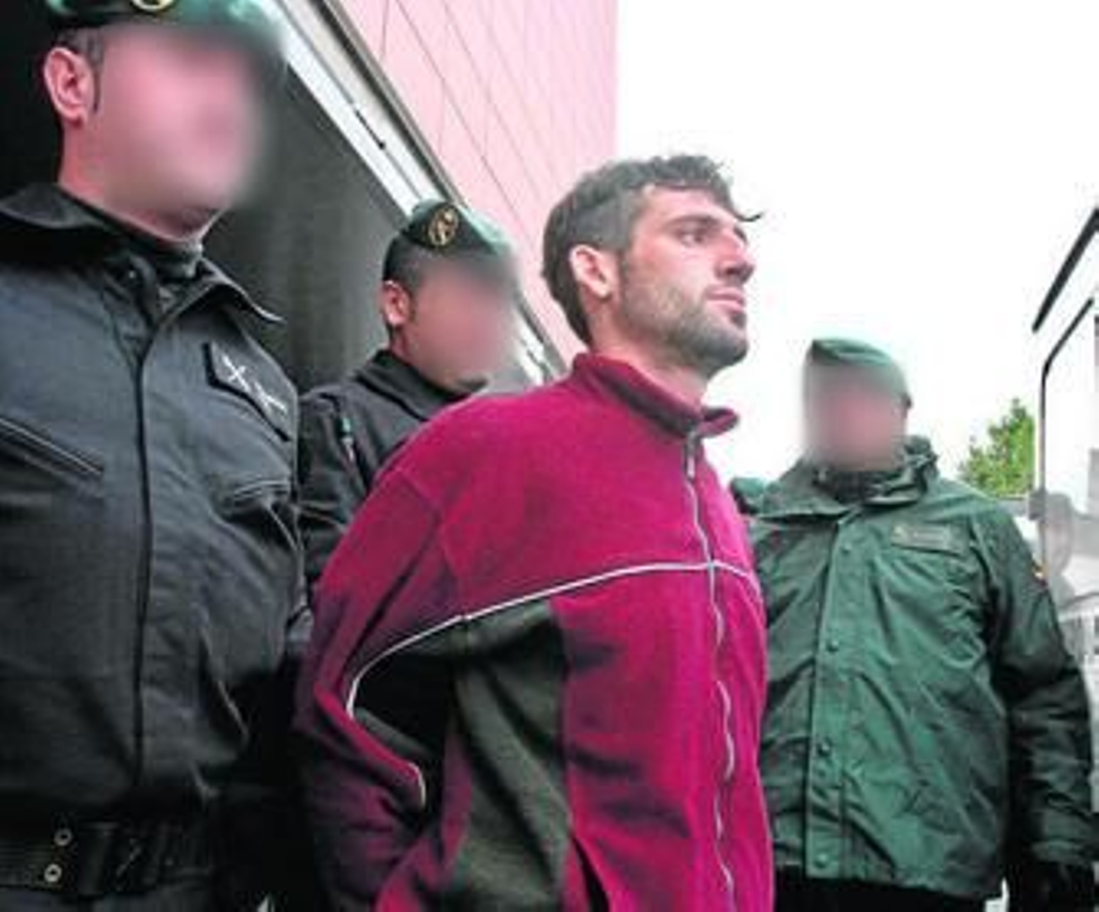 Rafael Hidalgo Castro, 'el Rafi', tras su arresto por el crimen de Bujalance.