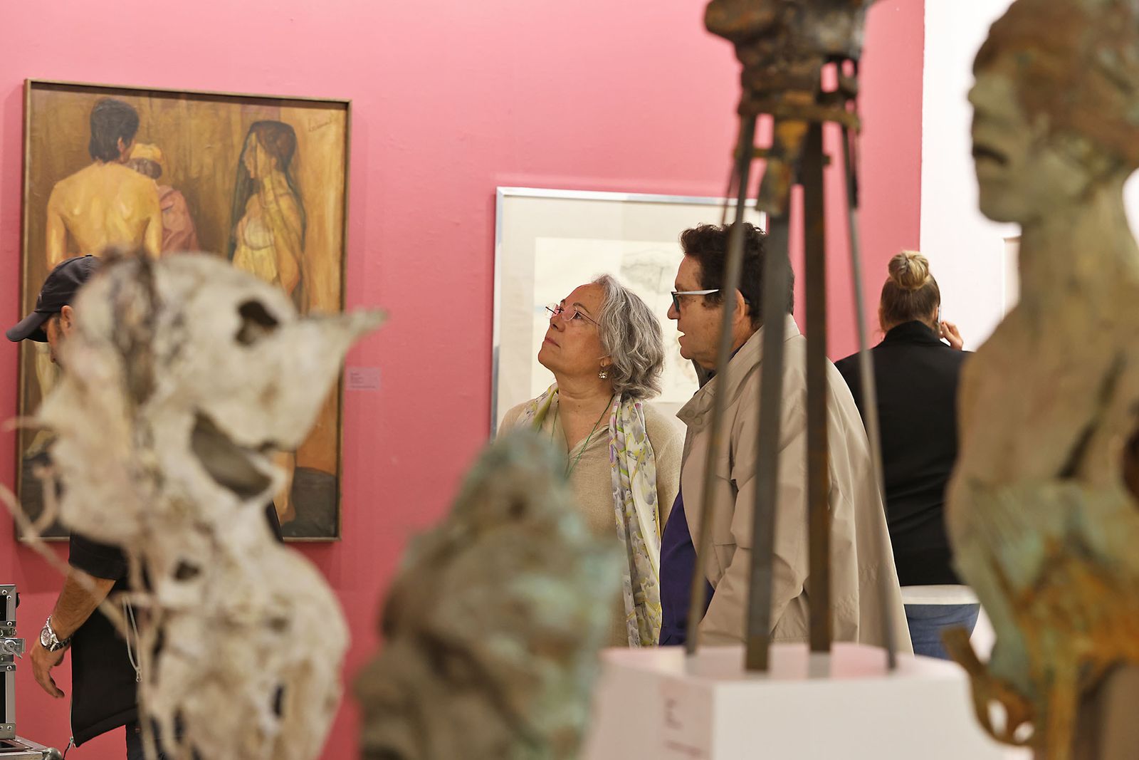 Imágenes de la inauguración de la muestra 'Camino de Perfección' del pintor Antonio Belmonte