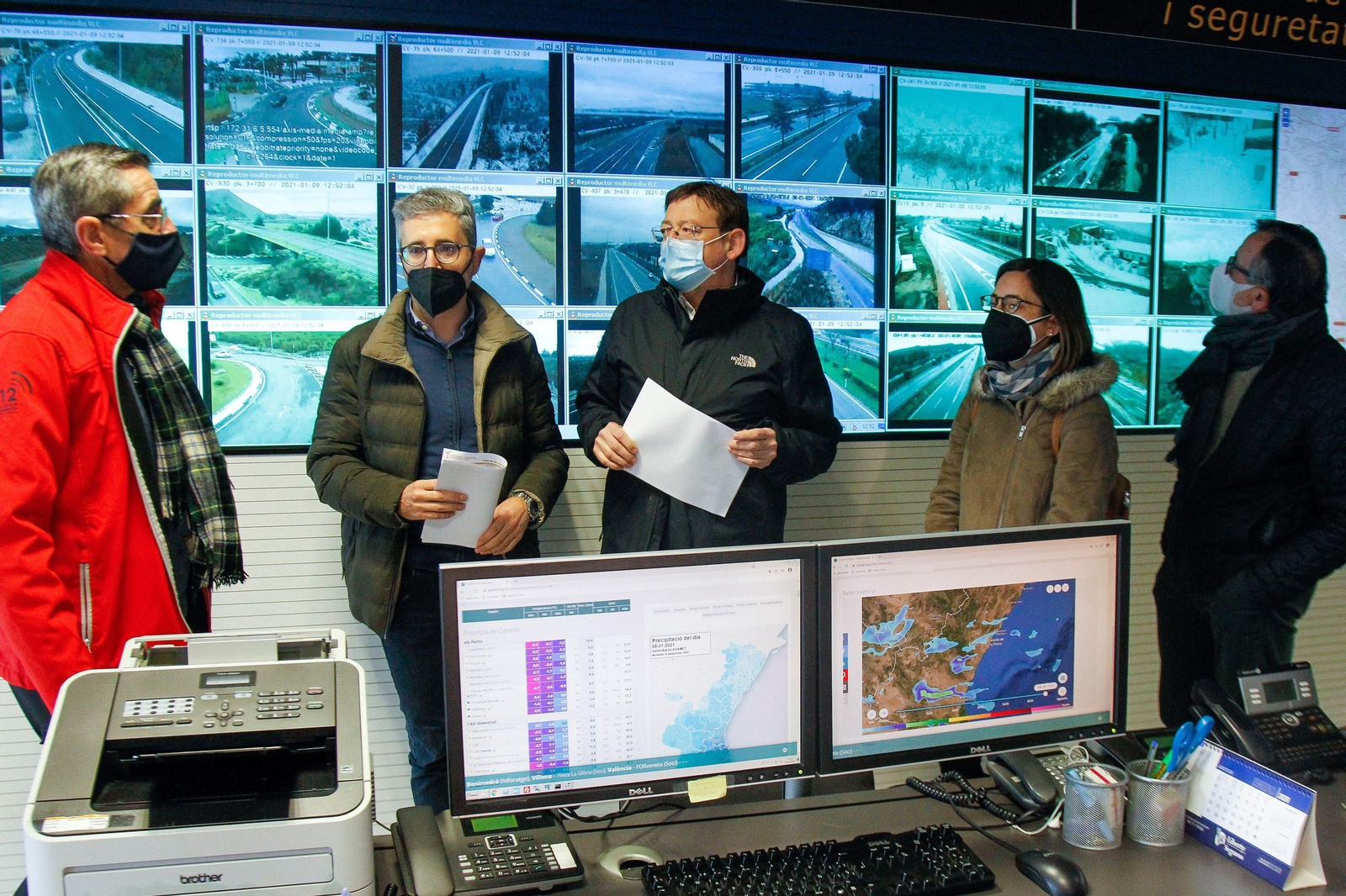 El segundo día del temporal 'Filomena' en imágenes: más nieve y caos