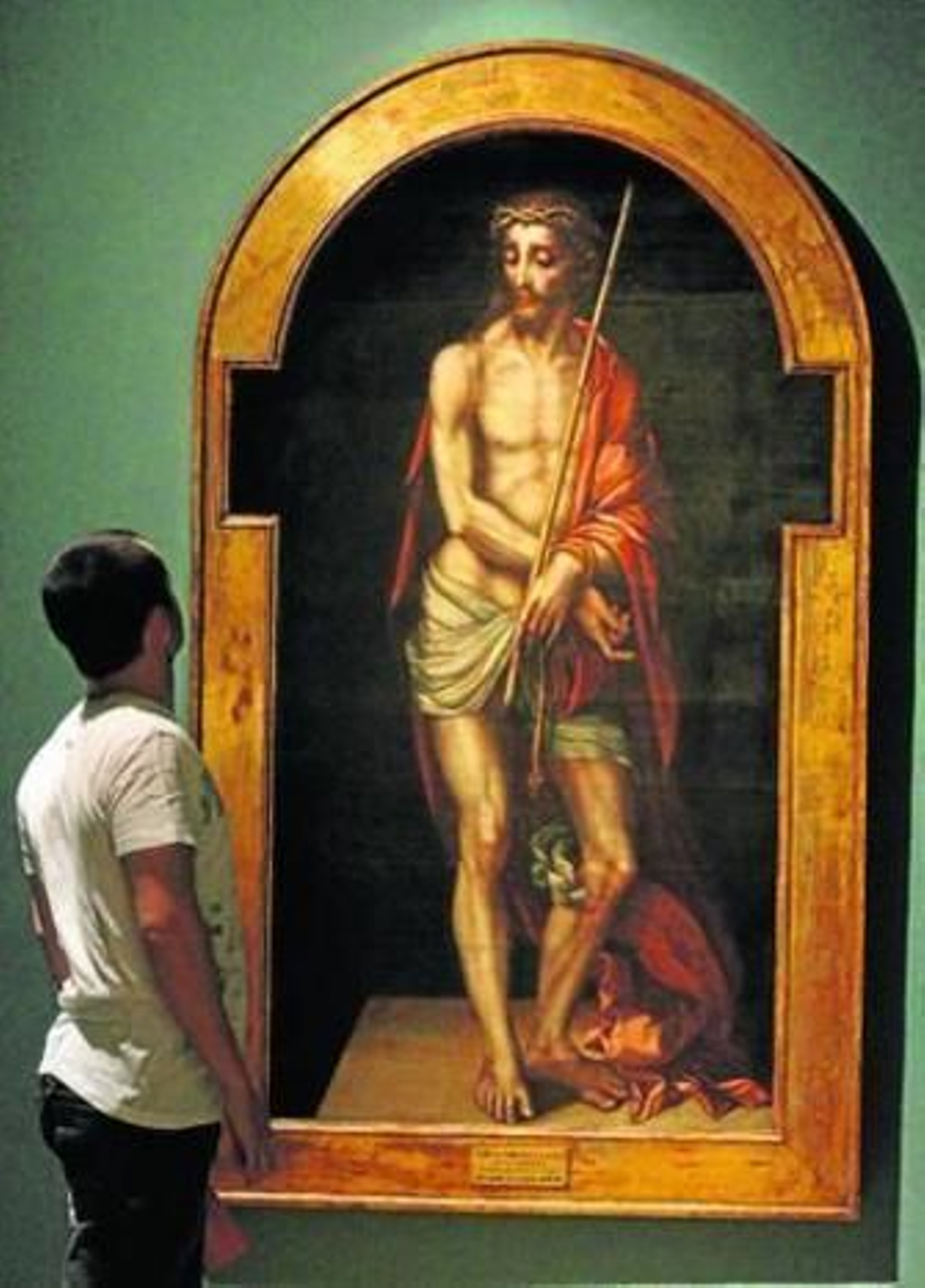 El 'Ecce-Homo' o 'Cristo de la caña verde', pintado por Luis de Morales en su época de esplendor, en Sevilla.