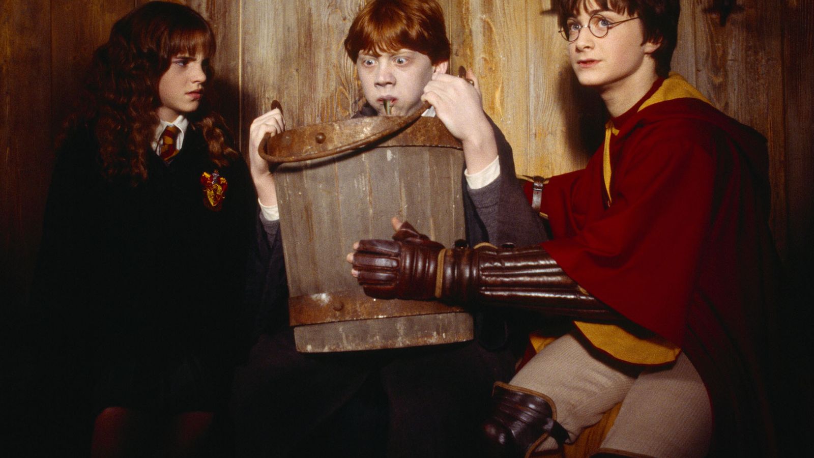 Una escena de la saga Harry Potter.