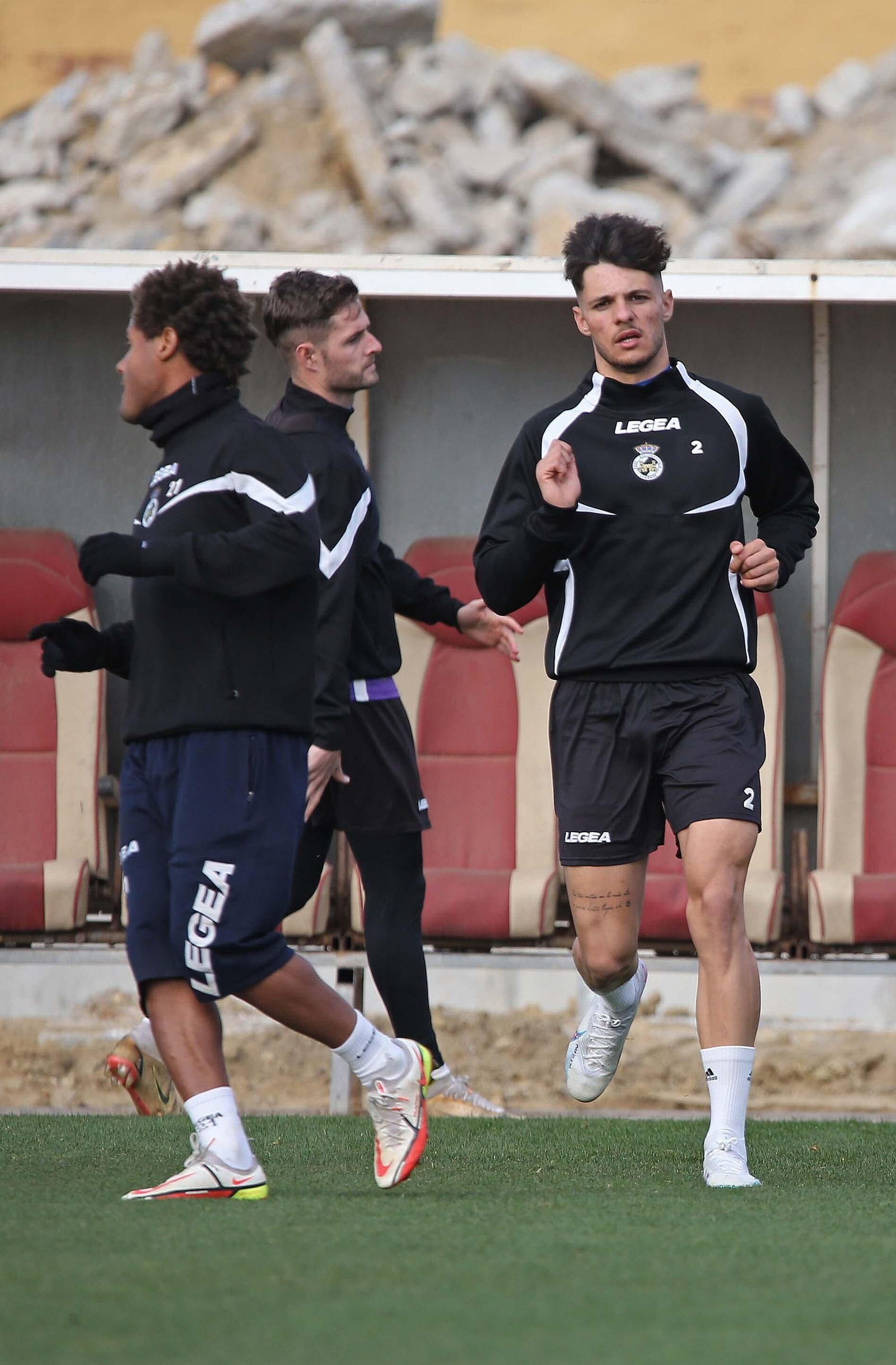 Fotos del entrenamiento de la Balona  previo al partido contra el Deportivo de La Coruña