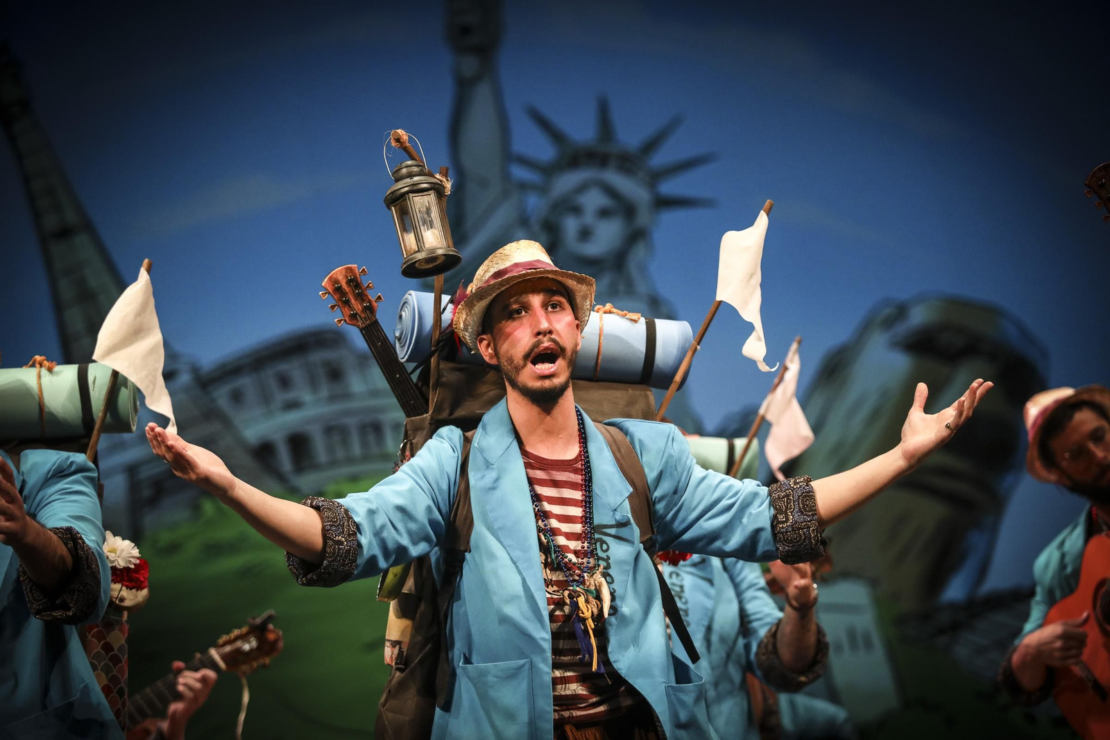 Chirigota Los activistas se la dan de artistas