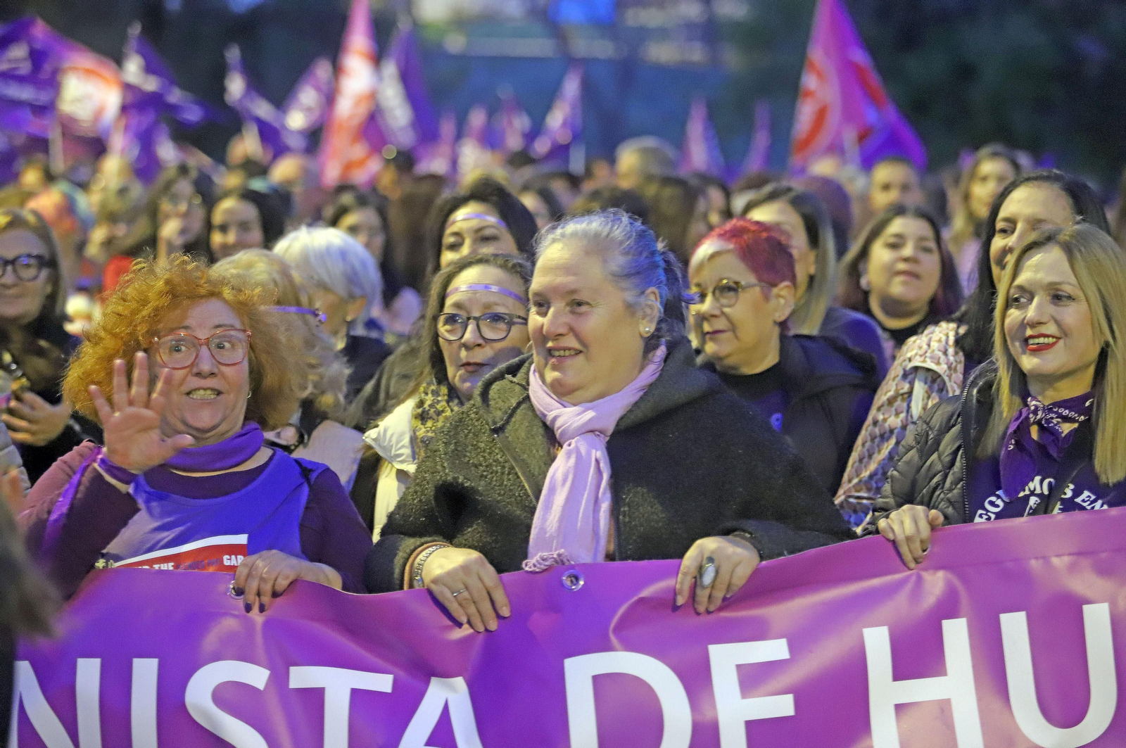 Imágenes de la manifestación del 8 de marzo, Día Internacional de la Mujer