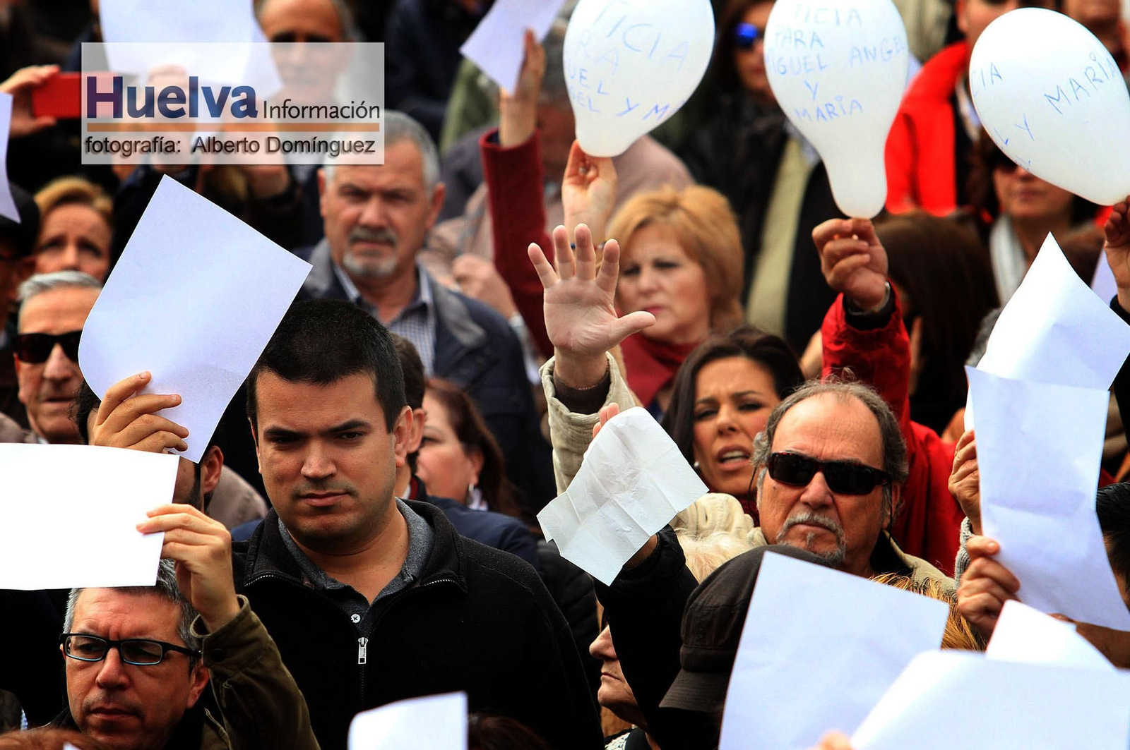 Imágenes de la manifestación contra la derogación de la prisión permanente revisable celebrada en Huelva