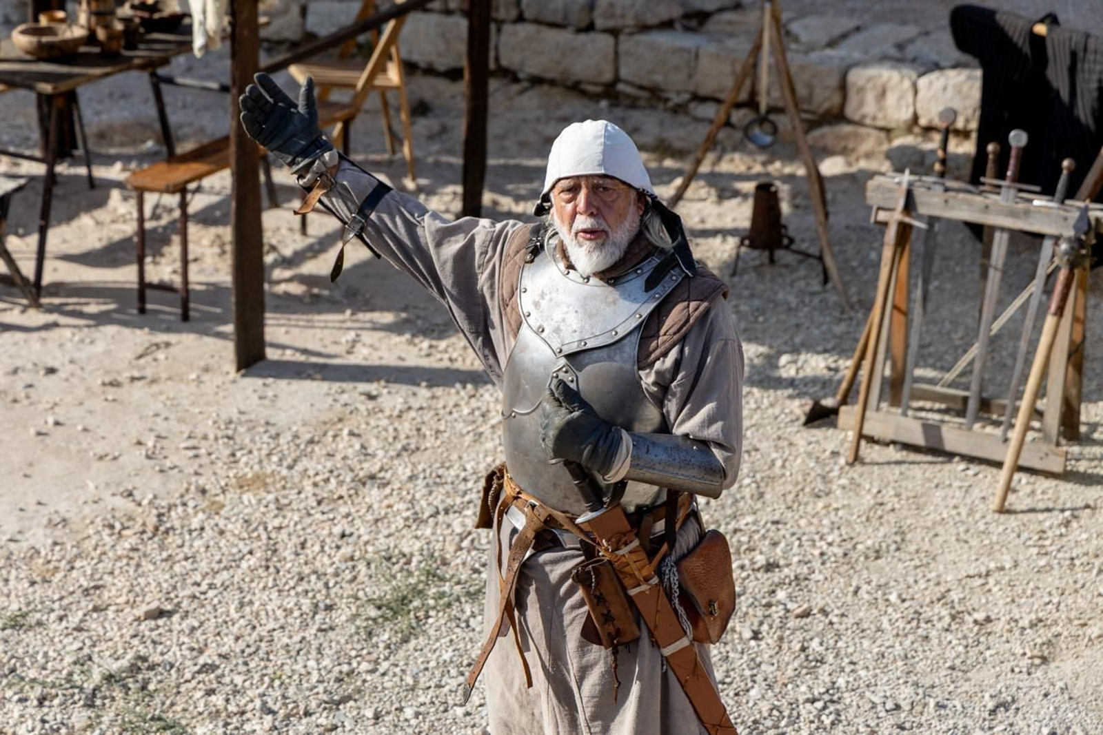Moradores del Castillo de Jaén, recreación histórica de la Edad Media en el Cerro de Santa Catalina