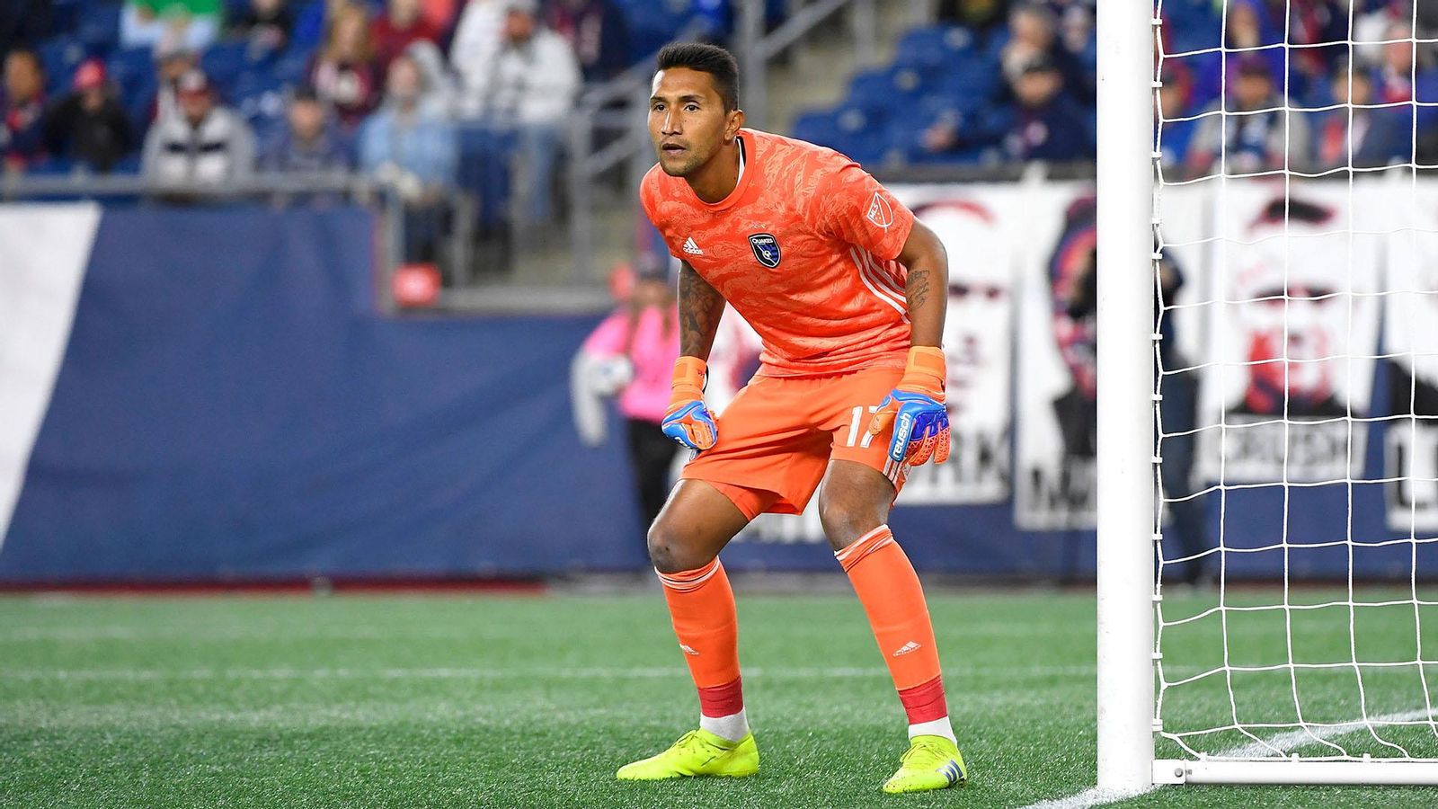 'El Indio' Vega, guardameta del San José Earthquakes