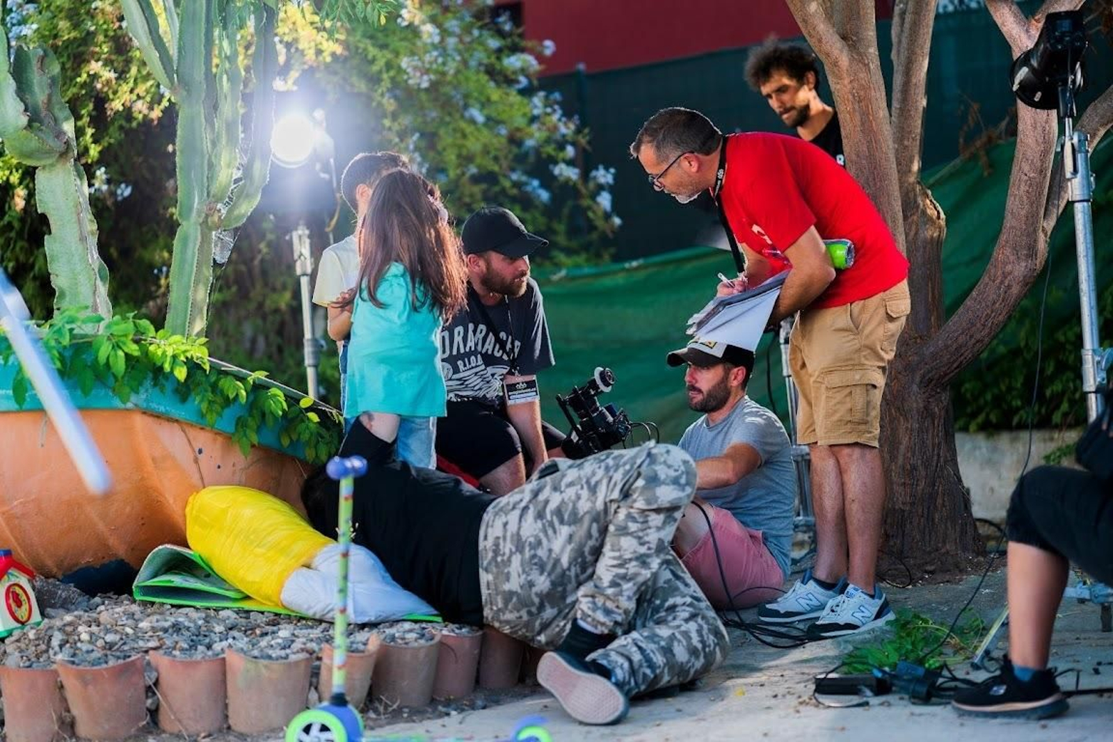 Grabación de la serie solidaria para Márgenes y Vínculos con Steve Allen, de Barrio Sésamo y Fraggle Rock