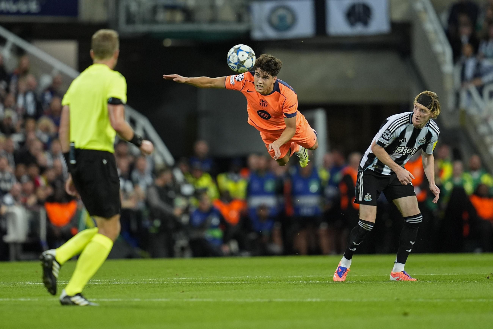 Las fotos del Newcastle-Barcelona