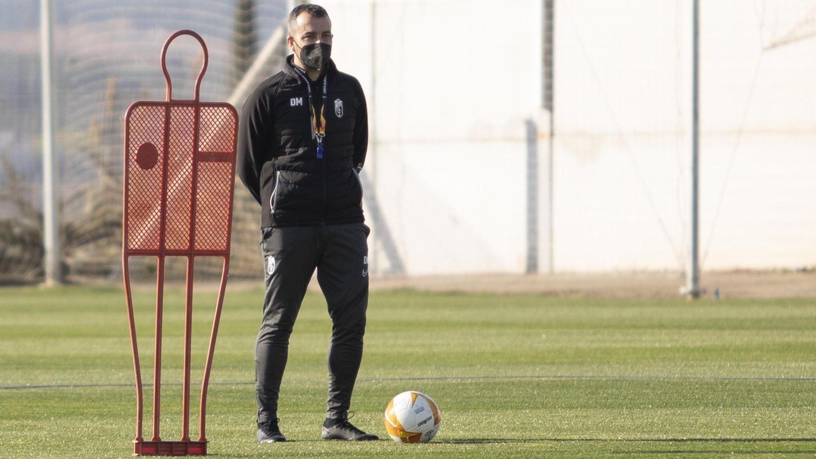 Diego Martínez, ayer en la Ciudad Deportiva. Diego Martínez, ayer en la Ciudad Deportiva.
