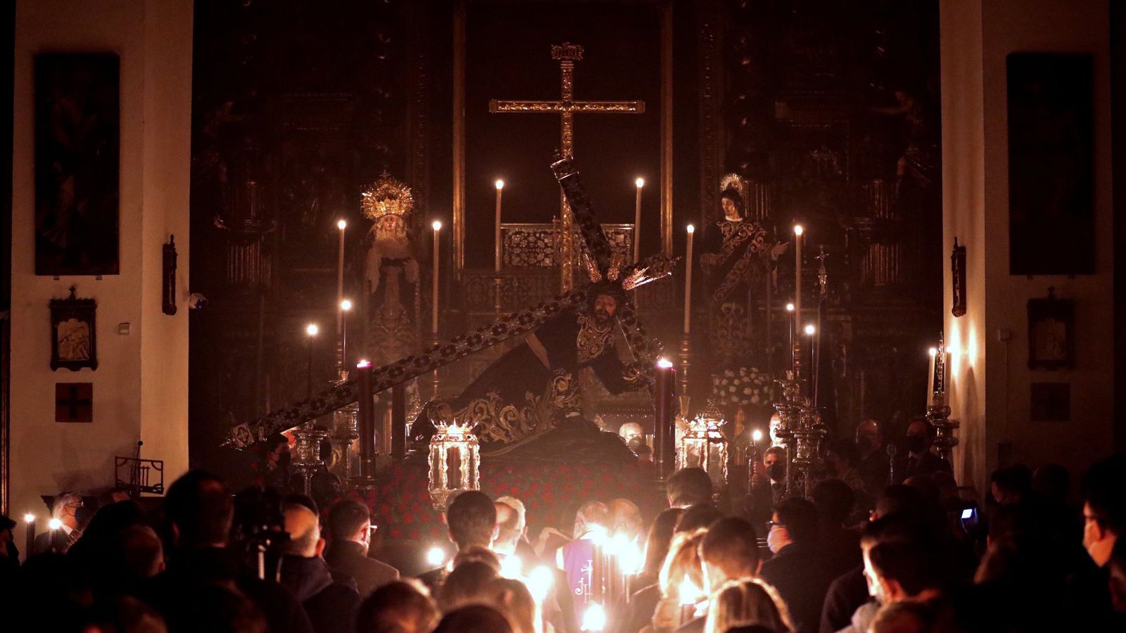 Jesús de las Penas en uno de sus traslados