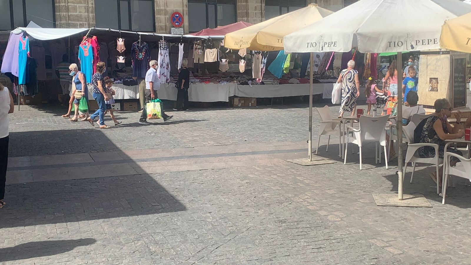 El mismo puesto con los avances con los que llega a triplicar el espacio ocupado.