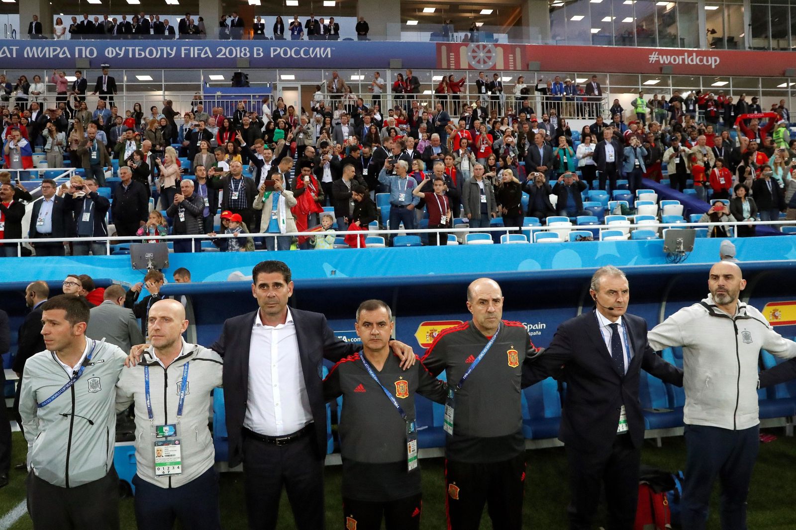 Las imágenes del España-Marruecos