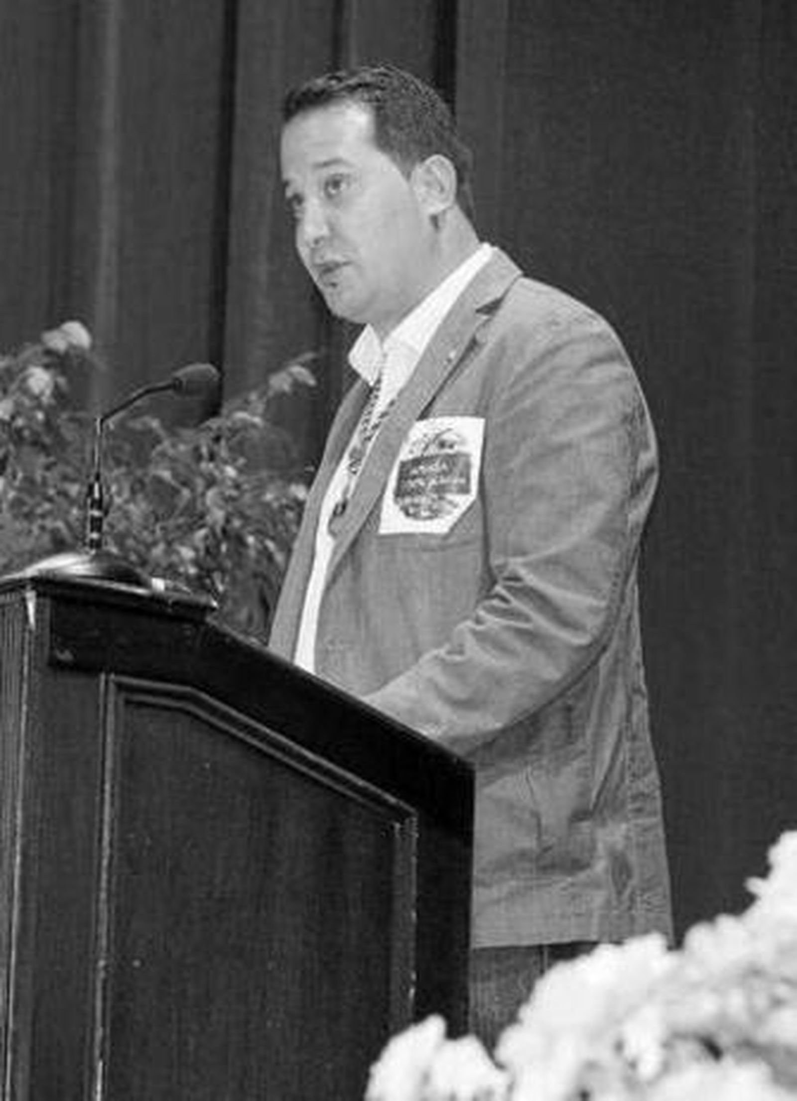 Antonio Fernández, en un momento de su intervención.