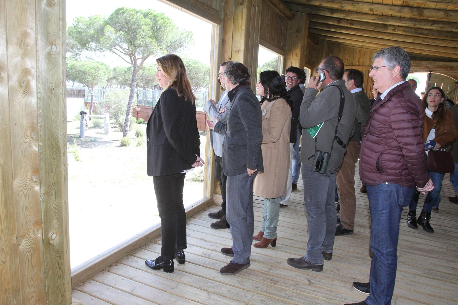 Susana Díaz inaugura en Doñana el Observatorio del Lince
