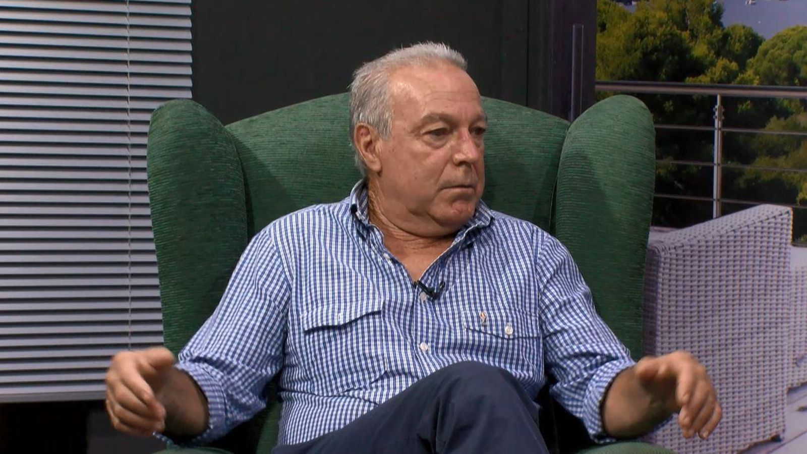 Colorado en la actualidad, durante una entrevista en Tele Puerto Real