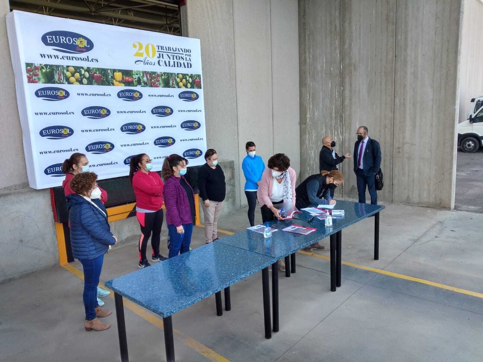 CSIF valora favorablemente la firma del convenio de Eurosol en Vícar.