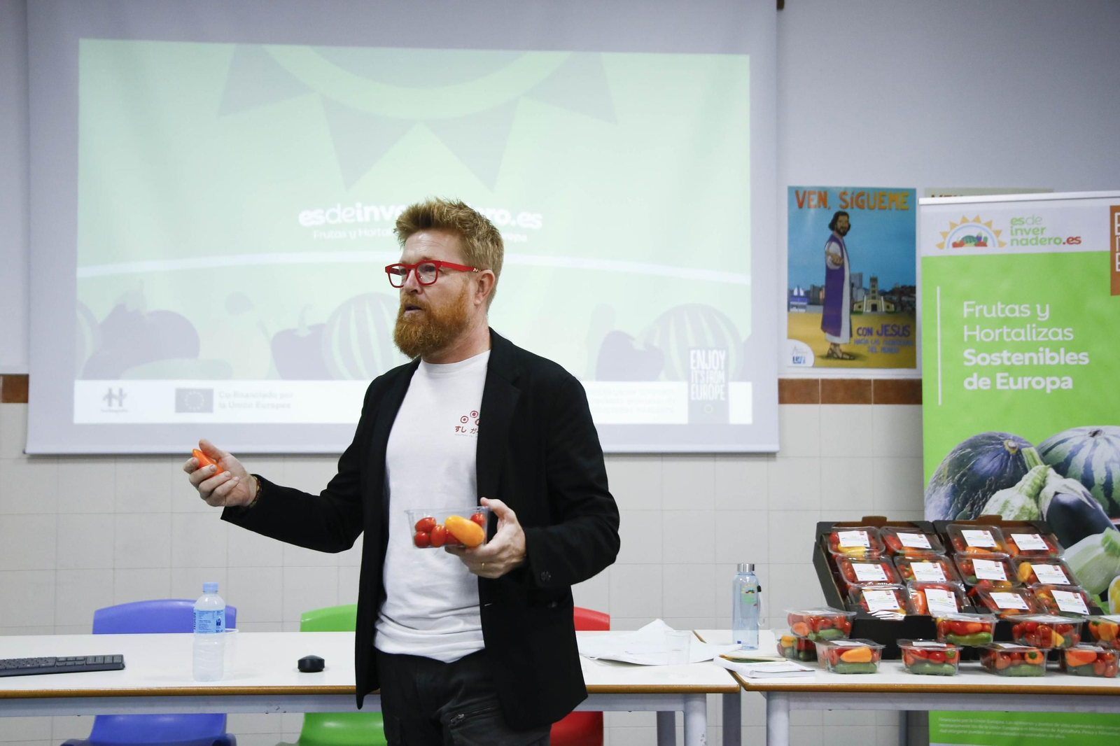 II Tour Educativo en Almería ‘Es de Invernadero. Frutas y Hortalizas Sostenibles de Europa’ con chef Daniel del Toro, en imágenes