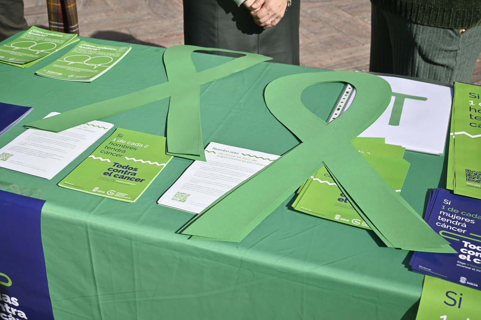 Imágenes de la lectura del llamamiento, del Día Mundial contra el Cancer.