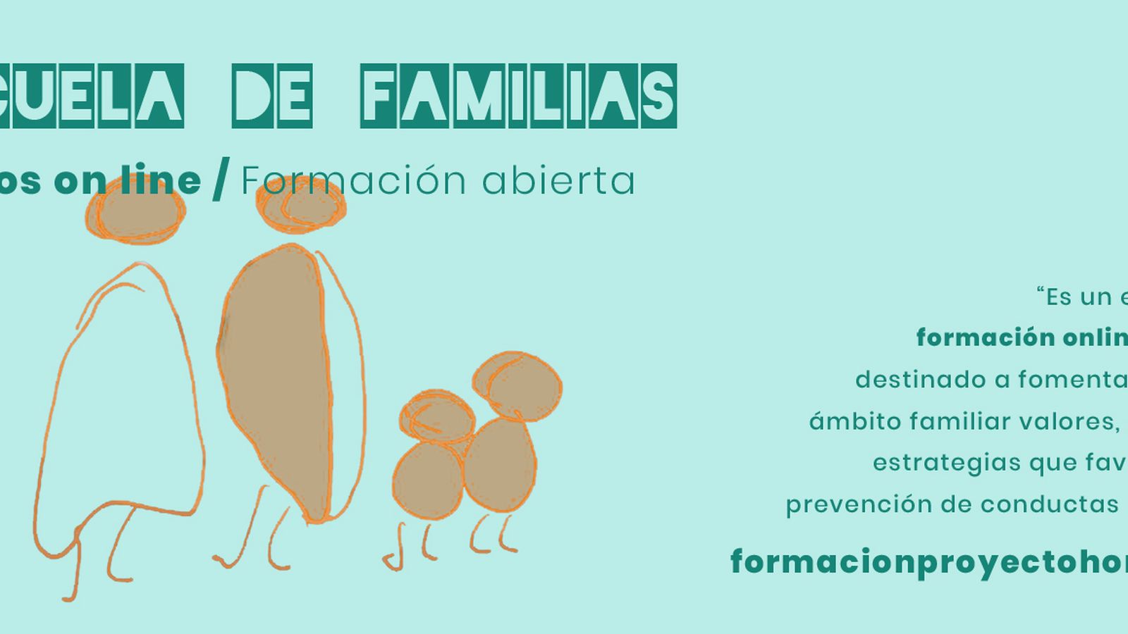 La Escuela de Familias es gratuita