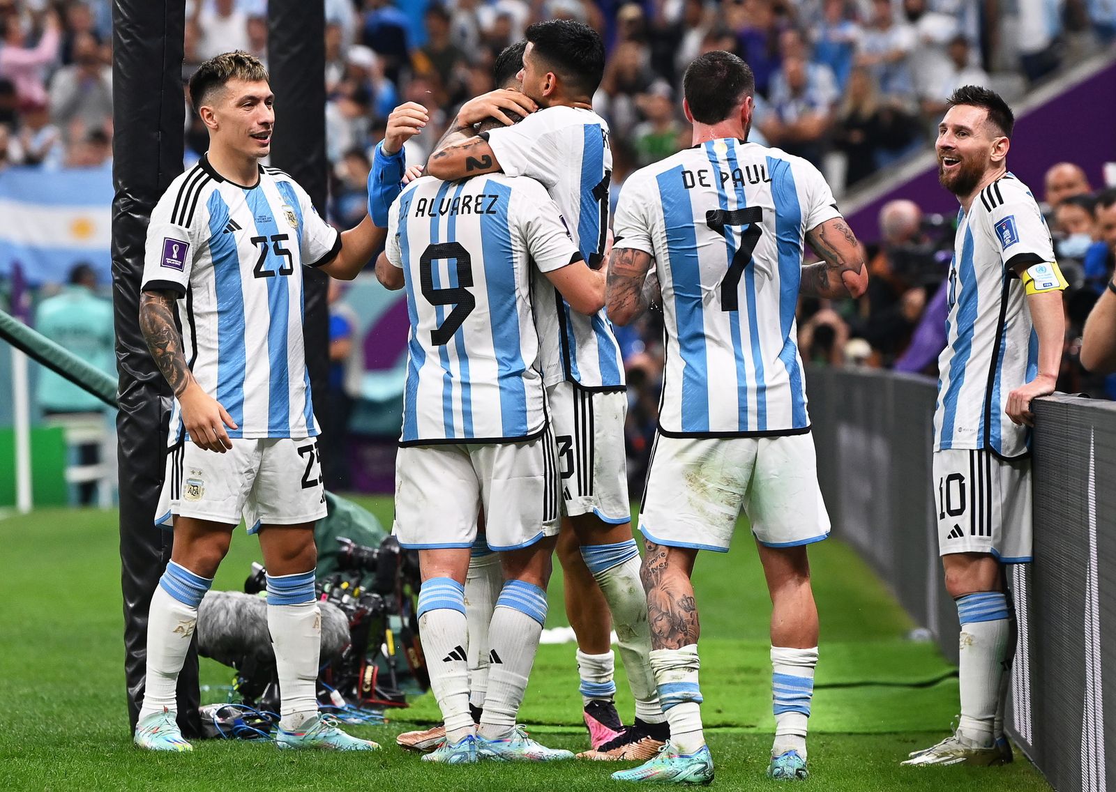 Las fotos de Messi contra Croacia