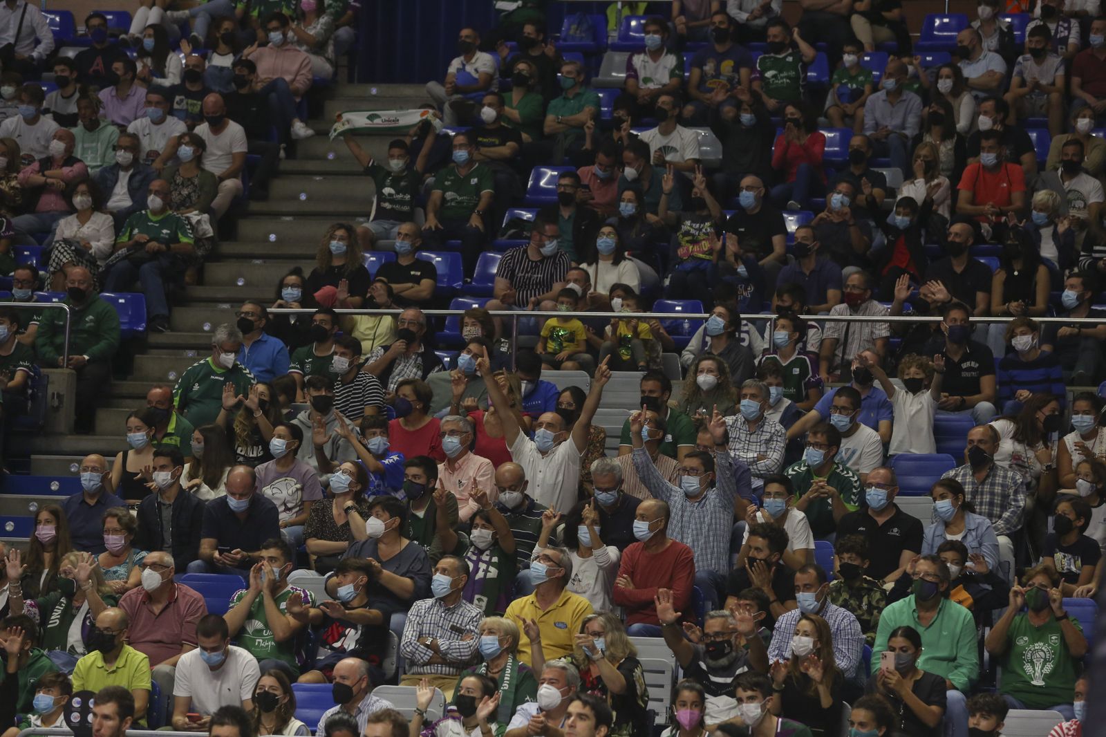 Aficionados en el Carpena durante esta temporada.