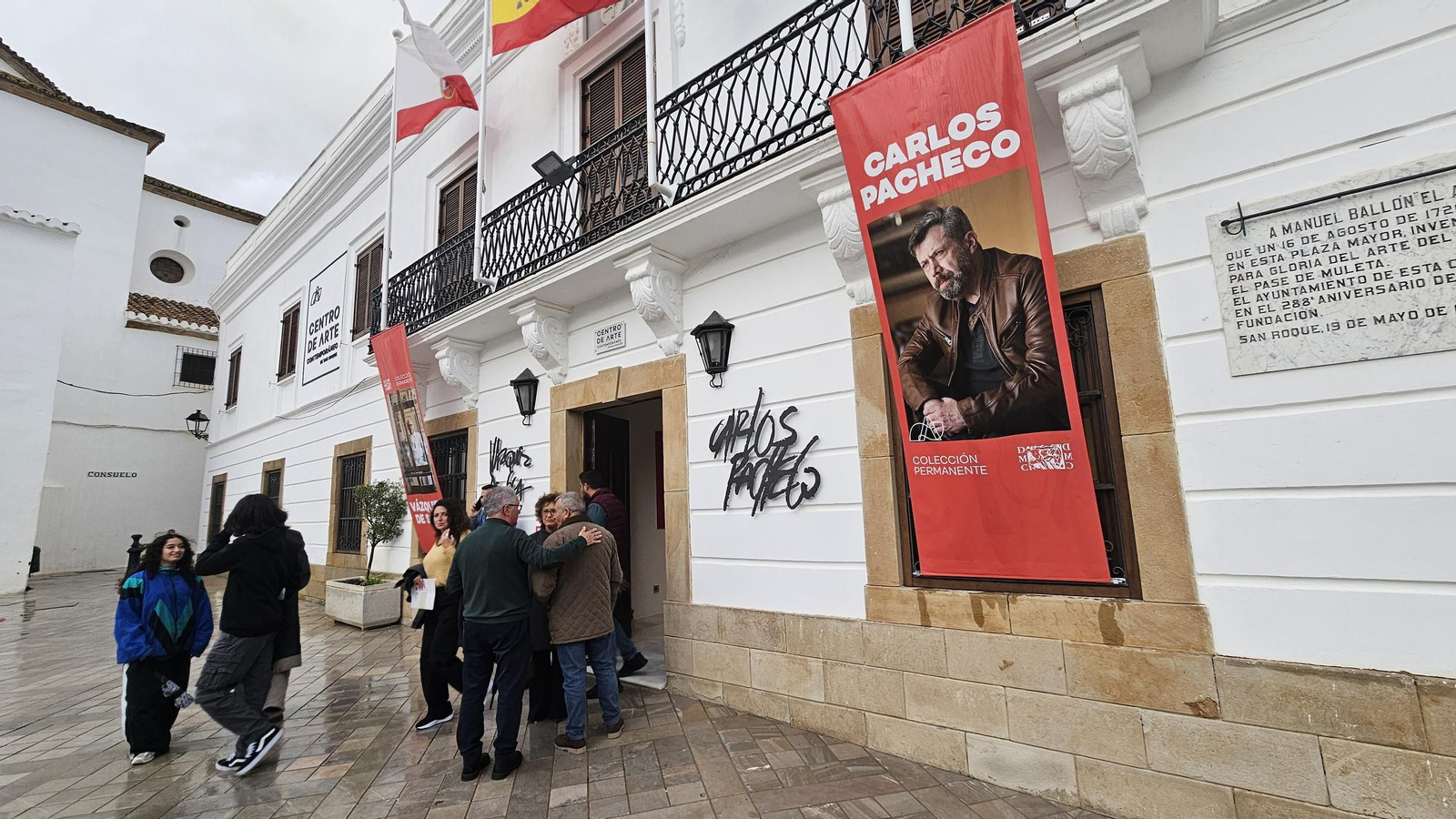 Las fotos de la inauguración de la sala Carlos Pacheco en el Centro de Arte Contemporáneo de San Roque