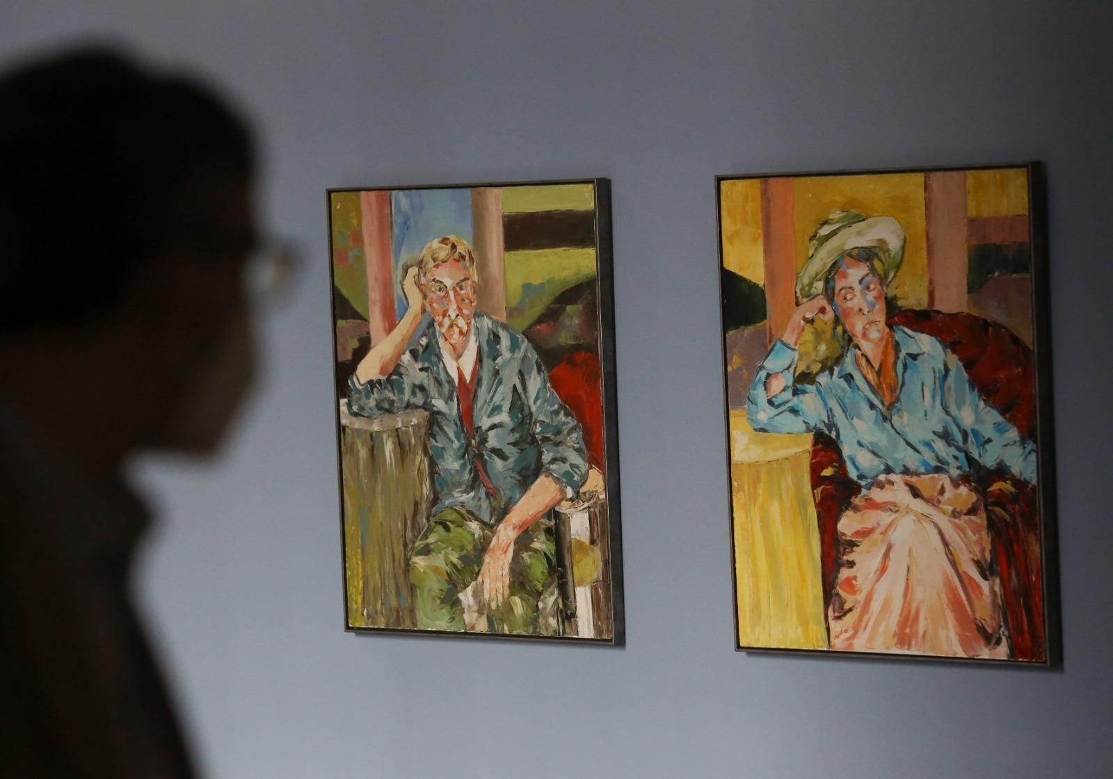 Dos de las piezas de la nueva muestra de Jorge Rando.