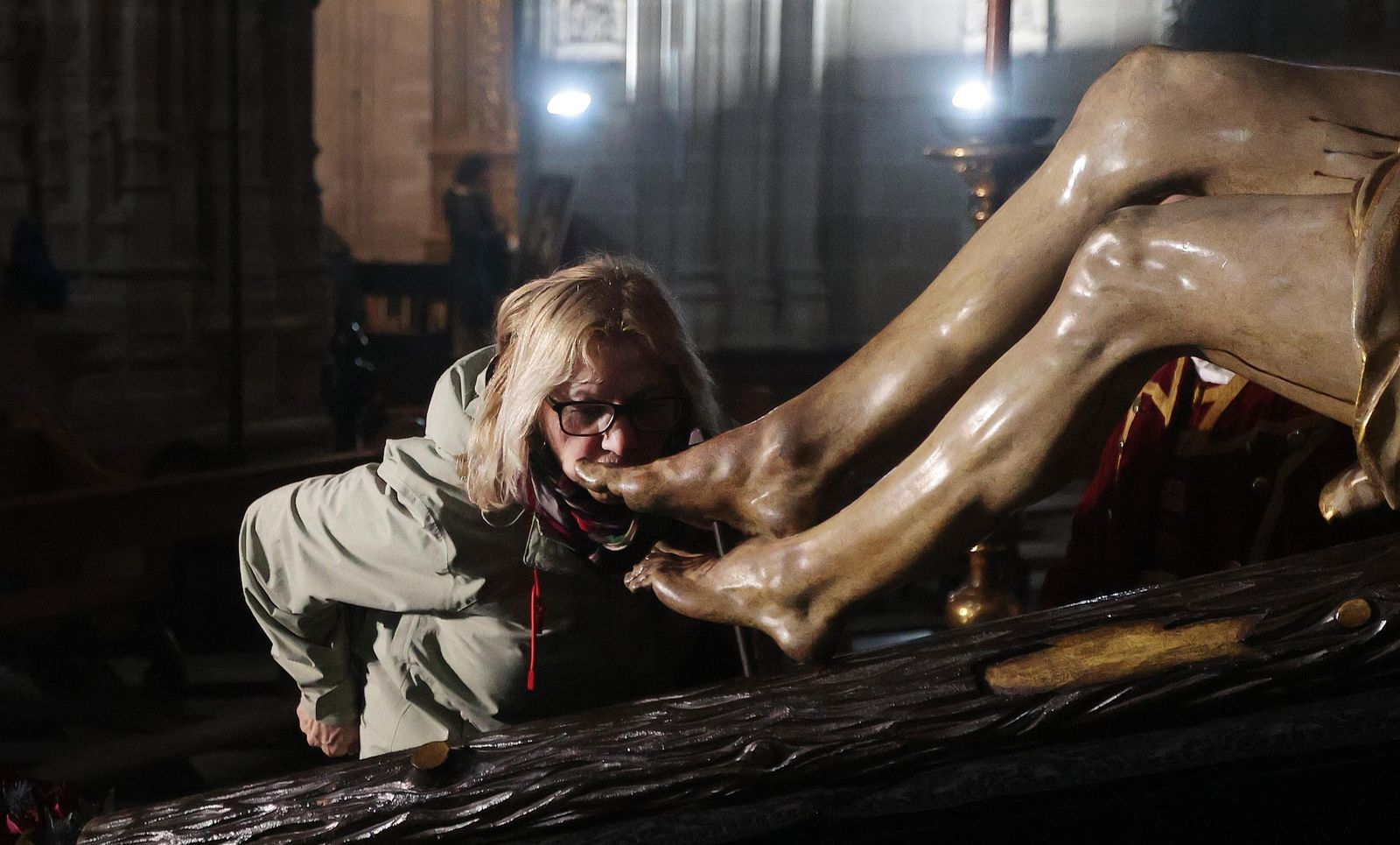 Así ha sido los besapiés y besamanos de Miércoles de Ceniza en Jerez