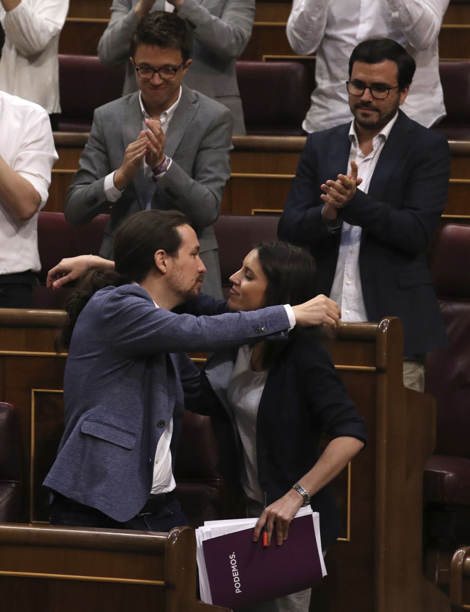 Las imágenes de la moción de censura de Unidos Podemos a Rajoy
