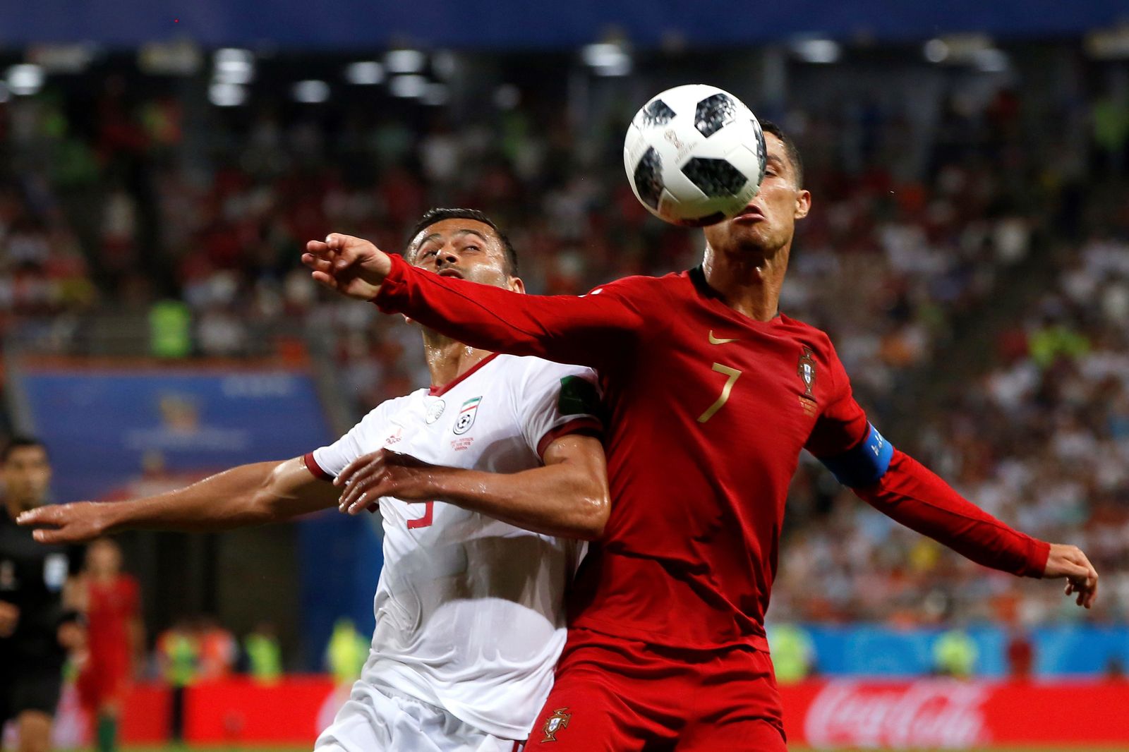 Las imágenes del Irán-Portugal