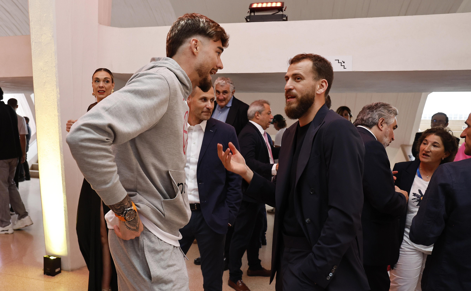 Alberto Díaz, en la gala del baloncesto español