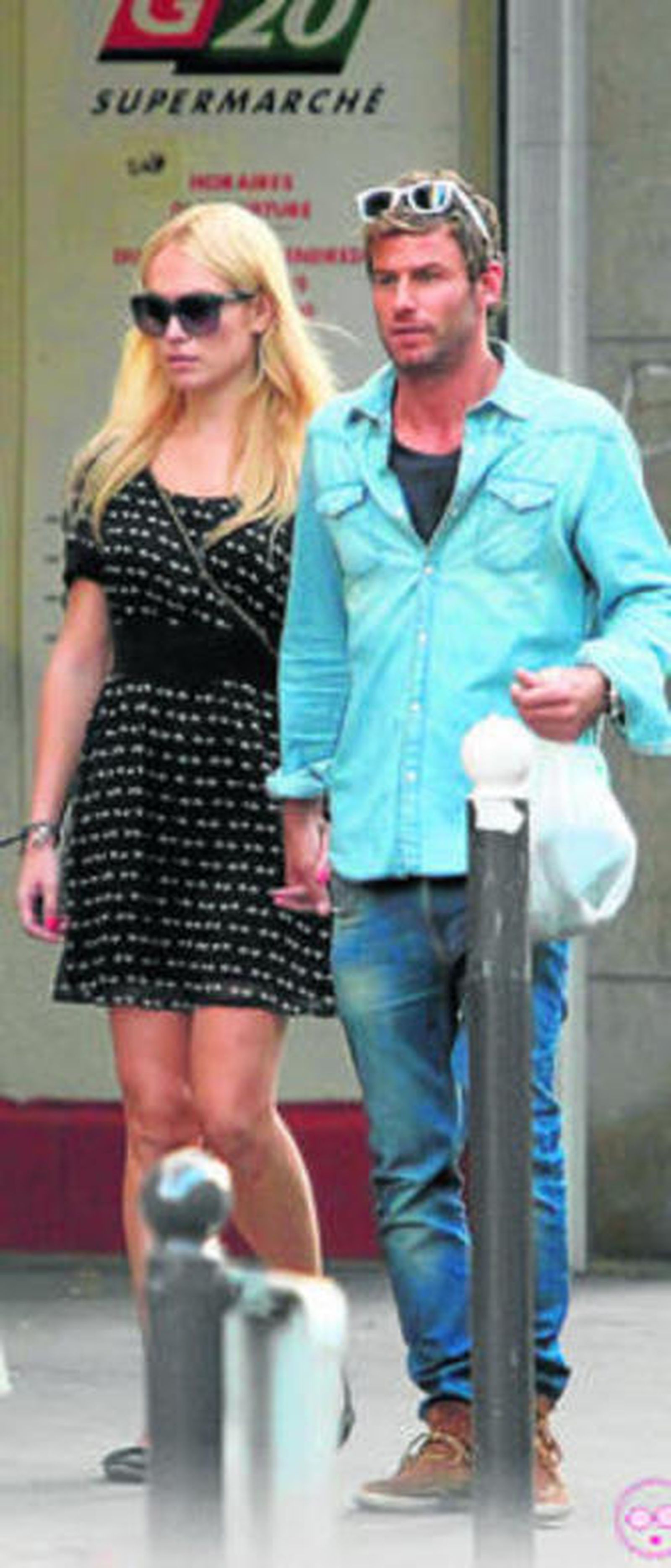 Con su ya marido, el empresario Carlos Seguí.